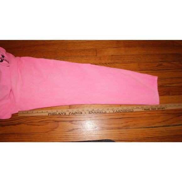 Vintage 90s Panama Jack Bright Neon Pink Small Beach Cotton Pants USA Made - Picture 10 of 12